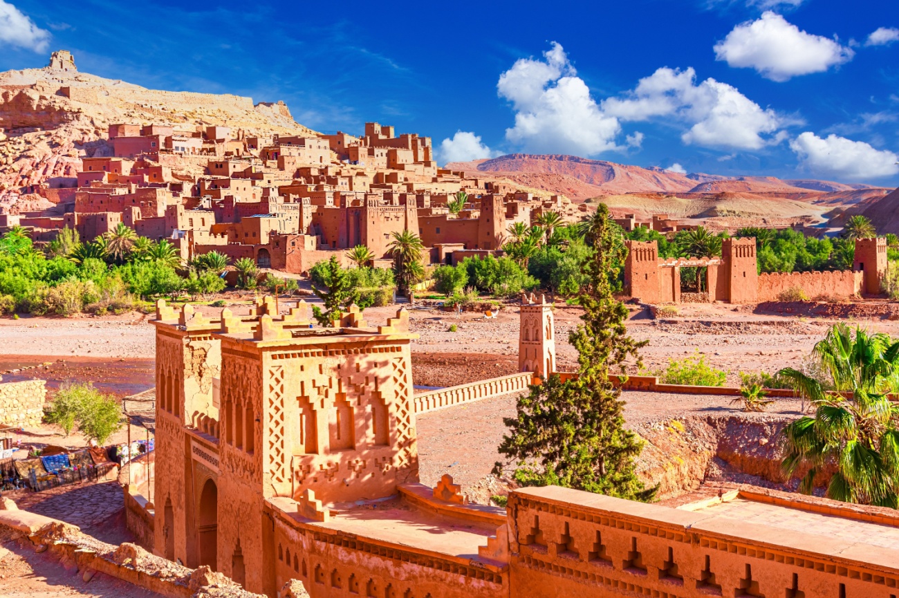 Ait-Benhaddou-sunny-Ouarzazate